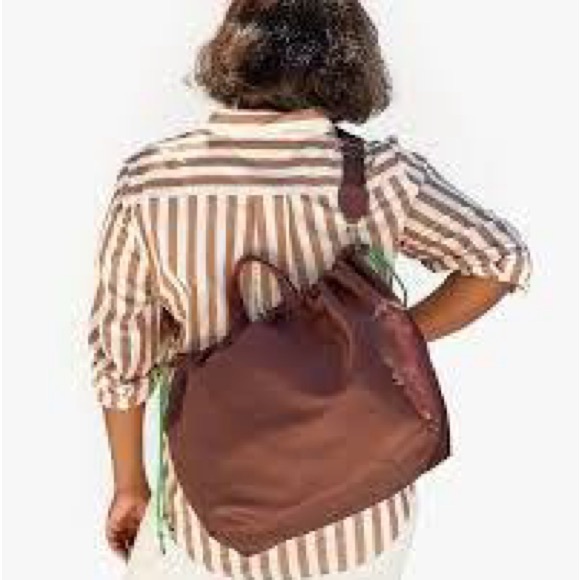 Clare V Brown Nylon Tote Bag - Picture 4 of 11